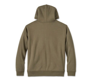 Bar & Shield Sherpa Full Zip Hoodie - Grape Leaf