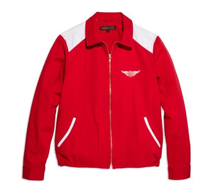 Men's Black Club Jacket - Red