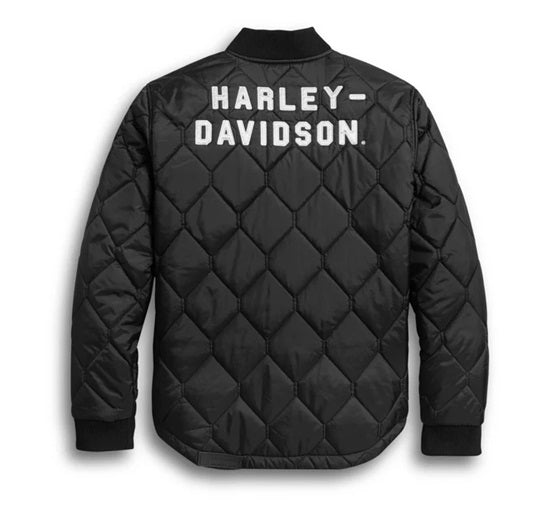 Men's Quilted Camo Lined Jacket