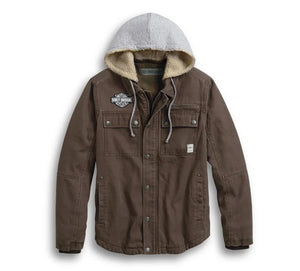 Men's Zip-Off Hood Workwear Jacket