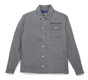 Men's Willie G Skull Casual Jacket - blackened pearl