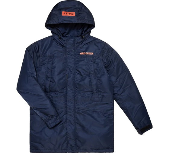 Men's Down Filled Parka Jacket - Slim Fit