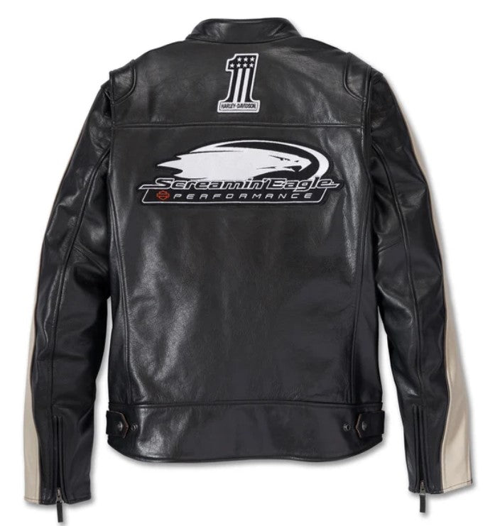Harley-Davidson Men's Enduro Screamin' Eagle Leather Jacket – HDJ