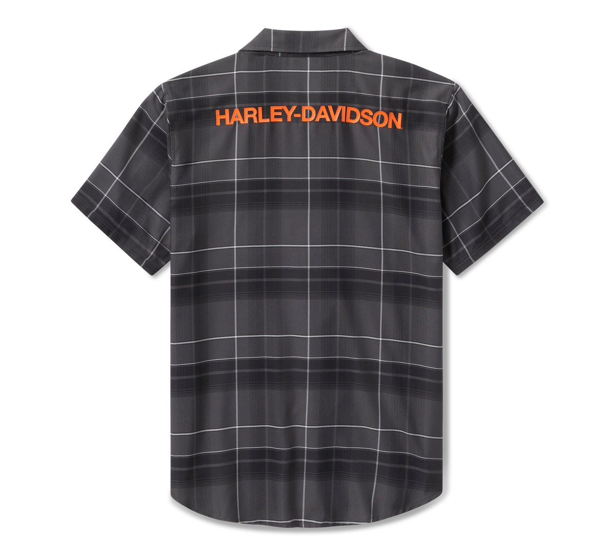 Men's H-D TECH Coolmax Plaid Shirt - Plaid - Asphalt & Harley Black – HDJ