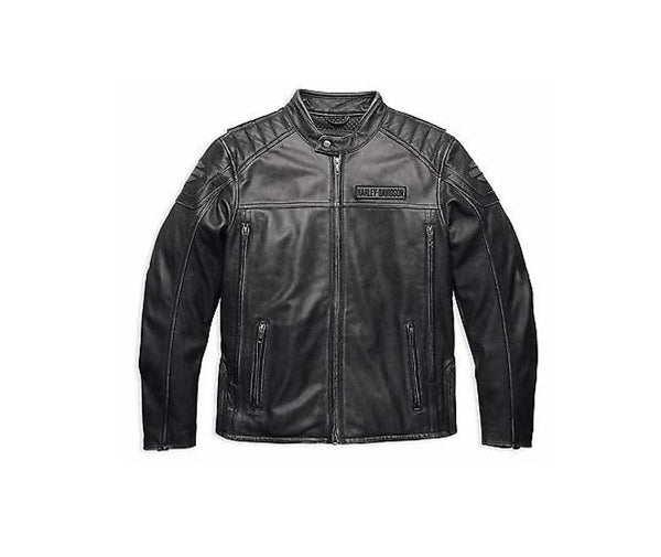 Harley Davidson Men's Midway Motorcycle Leather Jacket – HDJ