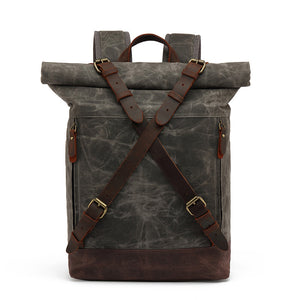 Zee Leather - Shoulders Travel Computer Backpack