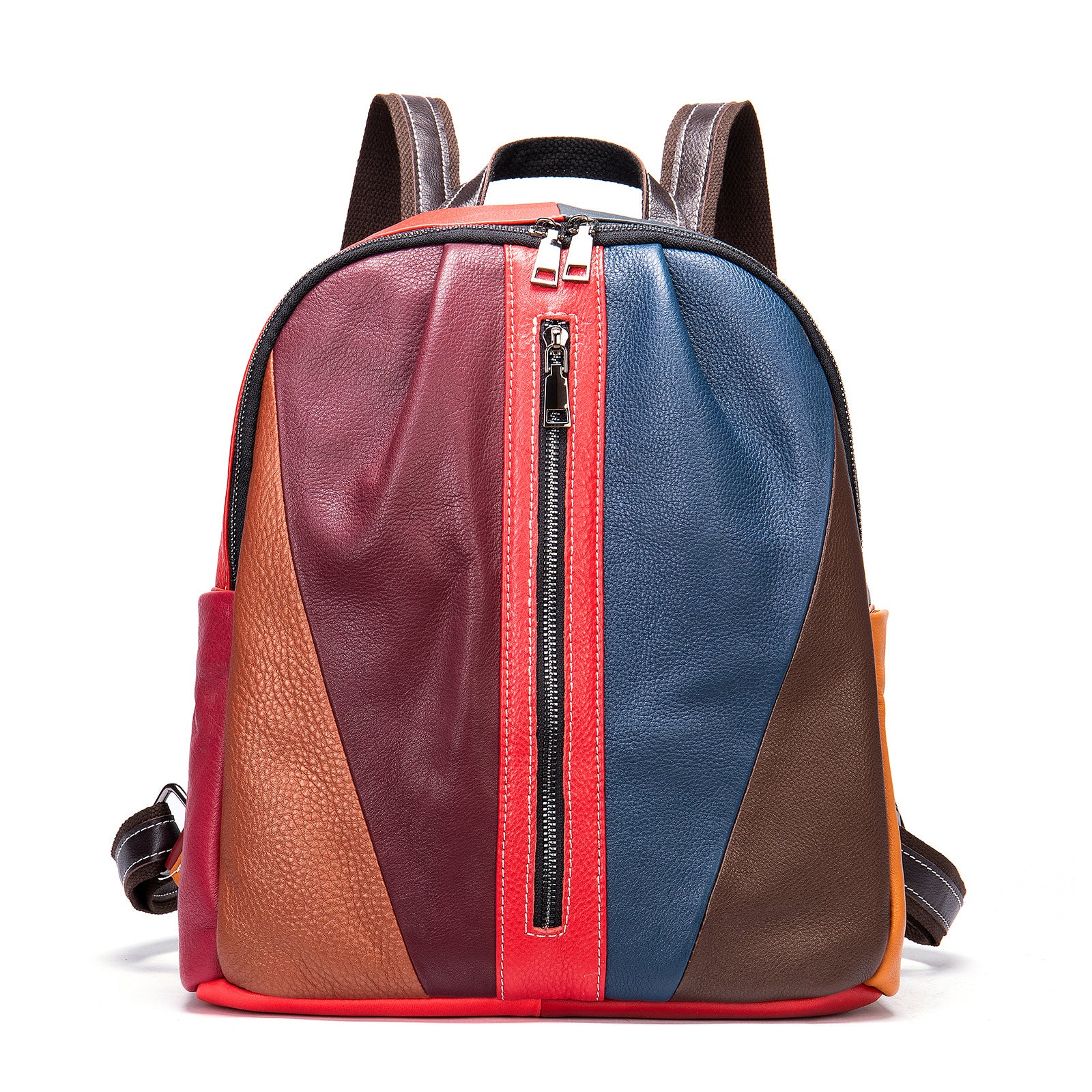 Zee Leather - Women'S Bags, Leather Stitching, Color Backpack, Casual Leather Handbags, New Style