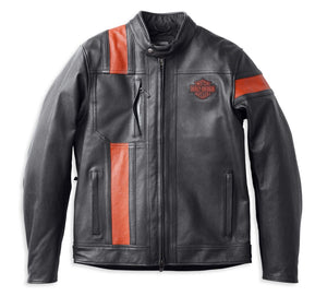 Harley Davidson Men's Hwy-100 Waterproof Leather Jacket