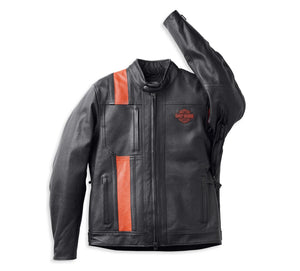 Harley Davidson Men's Hwy-100 Waterproof Leather Jacket