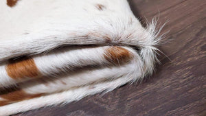 Premium Quality Real Tricolor Cowhide Rug Leather/ Cow Skin Area Rug Hair on Leather Hide 6 ft X 6 ft - 36 x 36 sq.ft Approx. (Tricolor 19)