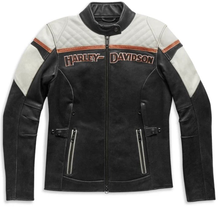 Women's H-D Triple Vent Miss Enthusiast II Leather Jacket