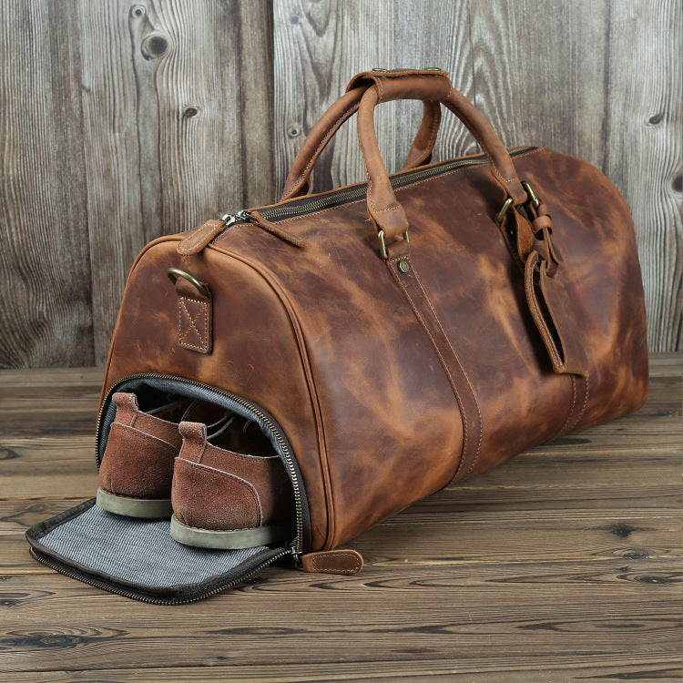 Zee Leather - Horse leather men's travel bag
