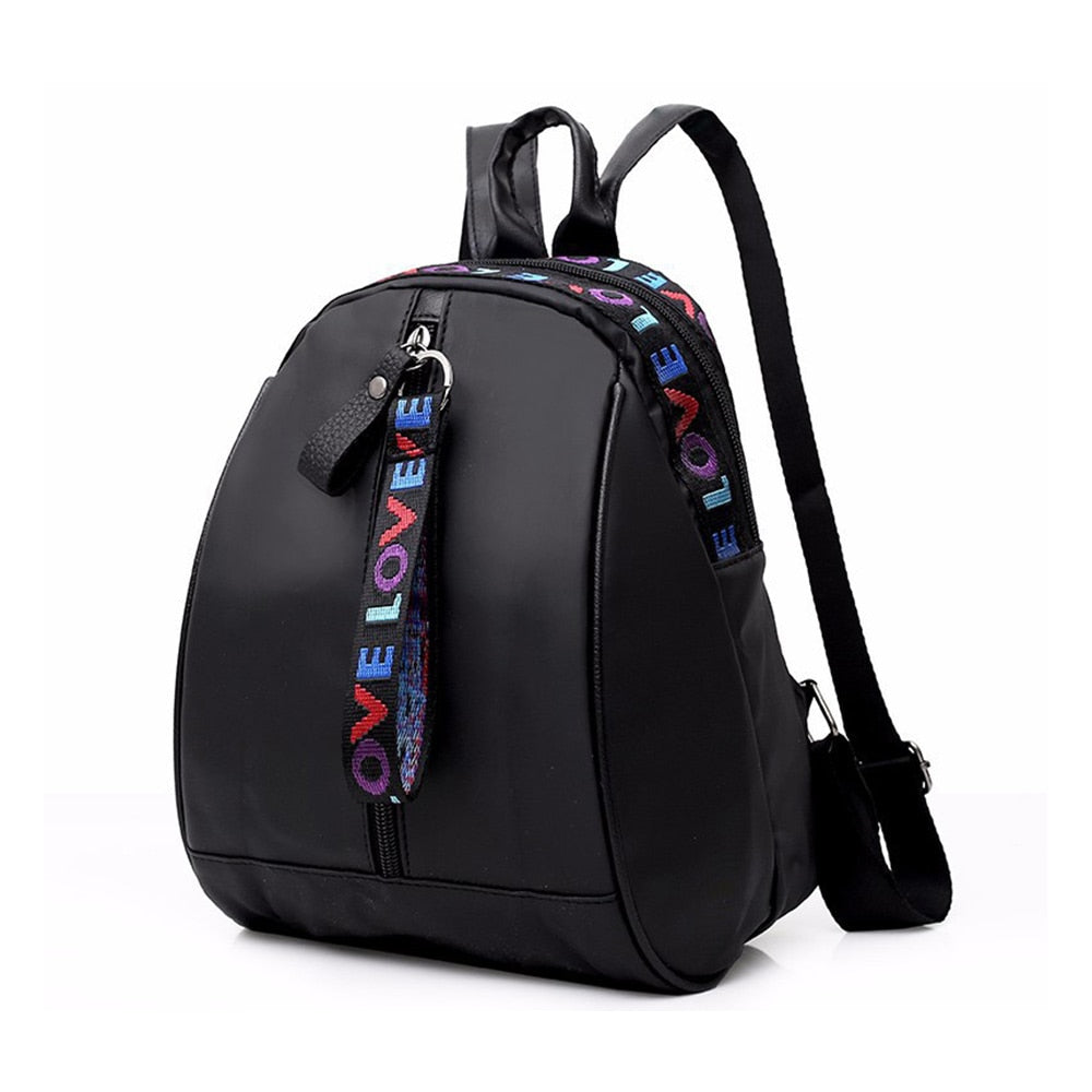 Zee Leather - Zipper Lady School bag Anti Theft Backpacks Waterproof Shoulder Bag