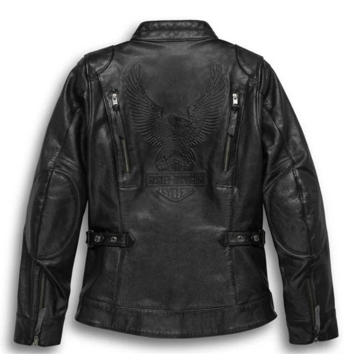 Women's H-D Line Stitcher Leather Jacket