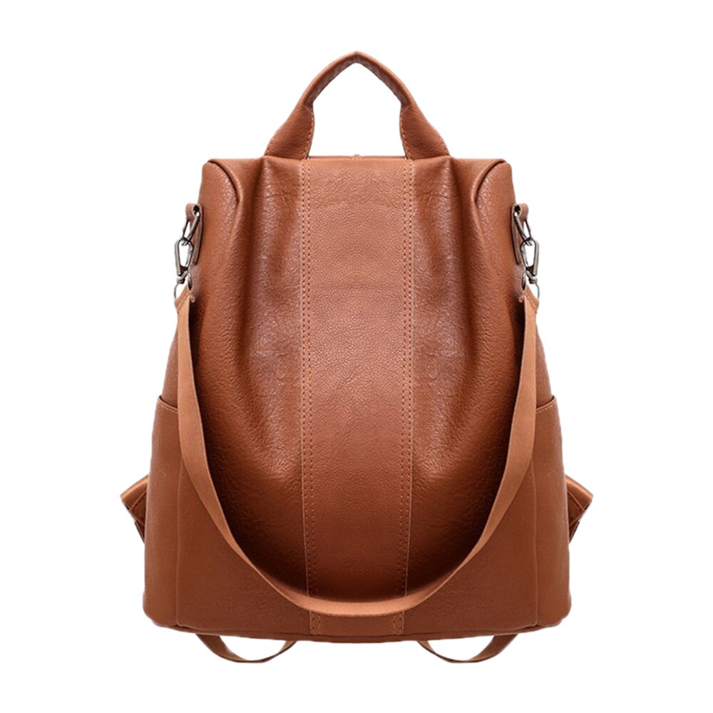 Zee Leather - Zipper Lady School bag Anti Theft Backpacks Waterproof Shoulder Bag