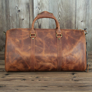 Zee Leather - Horse leather men's travel bag