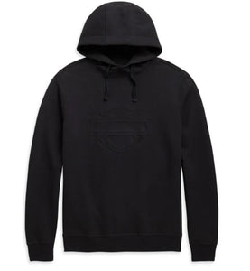 Men's Embossed Logo Pullover Hoodie