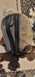 Zee Leather Natural Cowhide Backpack | 100% Real Hair On Cowhide Leather Backpack | Cowhide Shoulder Bag | Hair on Leather Backpack