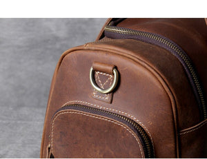 Zee Leather New Fashion Brand Designer Business Trip Travel Bag For Man Outdoor Genuine Leather Shoe Duffle Bag Male Coffee Black