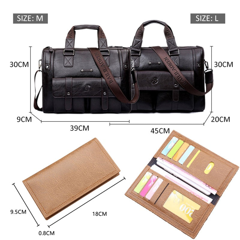 Zee Leather – Men’s Leather Black Briefcase Business Handbag Messenger Bags Male Vintage Shoulder Bag Large Laptop Travel Bags