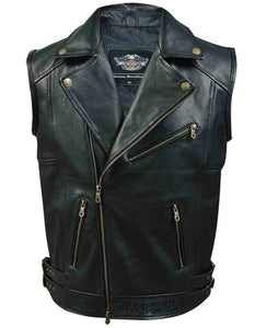 Harley Davidson Men's Layton Vintage Leather Vest