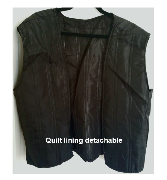 Real Cow Leather Motorcycle Jacket Black & Brown for Men