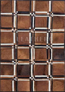 New Cowhide Patchwork Rug