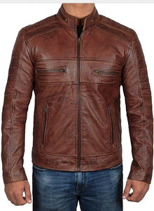 Men's Motorbike Leather Jacket