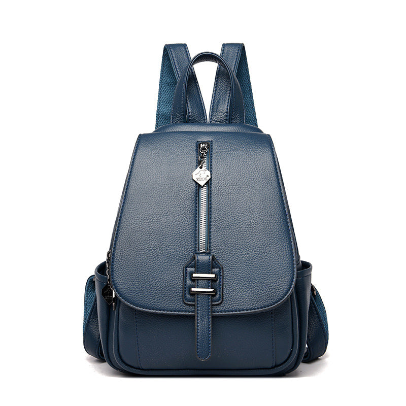 Zee Leather - Soft Leather Ladies Backpack Practical And Fashionable Travel